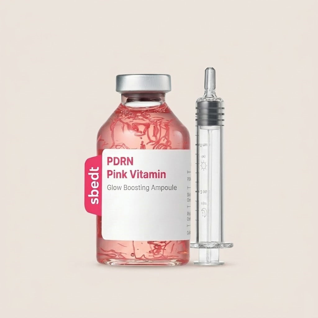 Ampoule Intensive Éclat Rose Peptides Collagène PDRN